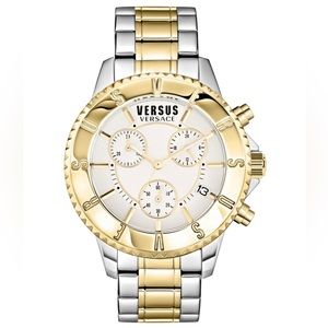 Gold and White Versace Watch BRAND NEW with BOX
